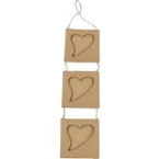 Craft 3 hearts square frames