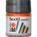 Peinture textile MARABU Métallic Orange 50 ml