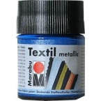 peinture Textile Marabu Métallic Bleu 50 ml