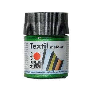 Peinture textile Marabu Métallic Vert Clair 50 ml