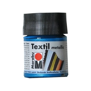 Peinture textile Marabu Métallic Pétrole 50 ml