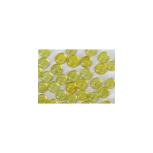 Yellow Glass pebbles 1cm