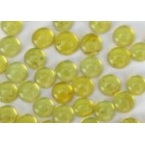 Yellow Glass pebbles 1cm