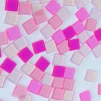 Mosaïc Acryl Fushia Transparente