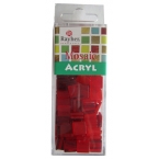 Mosaïc Acryl Rouge transparent