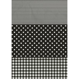 Décopatch Carta 485 Decopatch Bianco Nero