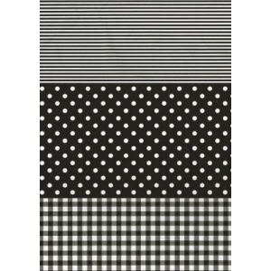 Décopatch papel 485 negro blanco