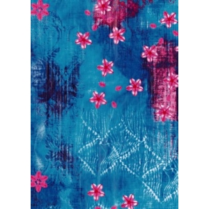 Décopatch Papier 492 blau rose