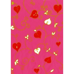 Décopatch Carta 489 Decopatch Rosa Rosso