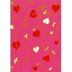 Décopatch Carta 489 Decopatch Rosa Rosso