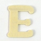 Lettre en bois  E. 4cm