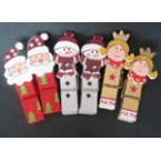 lot de 6 épingles noel deco noel