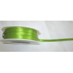 Ruban satin vert 6mm