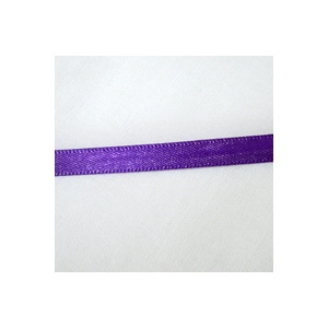 Ruban satin violet 6mm