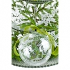 boule de Noël transparente à décorer en plastique