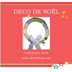 Couronne de Noel tendance mauve