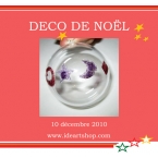 kit boule de Noel à décorer en verre
