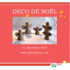 Anges de Noel à accrocher