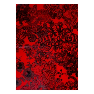 Décopatch Carta 436 Decopatch Rosso Nero