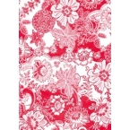 Decopatch papel 431 rojo blanco