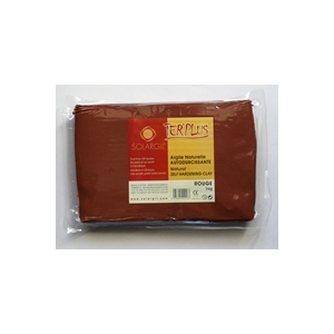 Argile autodurcissante ROUGE GRENAT 1.5 kg