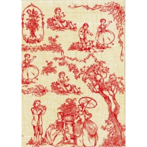 Décopatch Paper 501 red beige decopatch