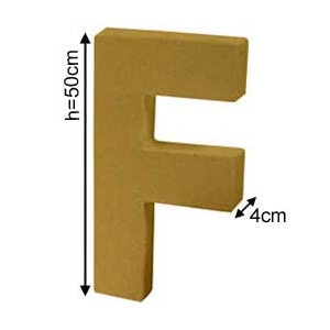 Letter F Craft giant size