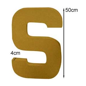 Letter S Craft giant size