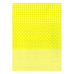 Décopatch Carta 545 Decopatch Giallo Bianco