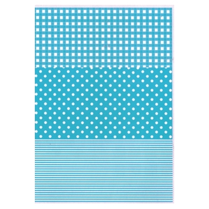 Décopatch Carta 549 Decopatch Blu Bianco