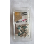 Micromosaïque turquoise 100pièces 5mmx5mm