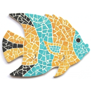 Mosaic Kits exotic fish Tablemat