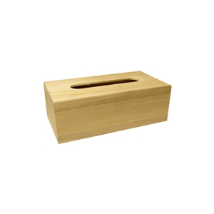Boîte à mouchoir en bois