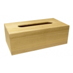 Boîte à mouchoir en bois