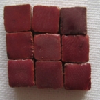 Micromosaique Rouge bordeaux 100 pieces 5mmx5mm