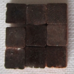 Micromosaique brun fonce 100 pieces 5mmx5mm