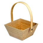 Panier de Paques en bois 10cmx10cm