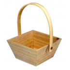 Panier de Paques en bois 10cmx10cm