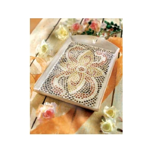 Mosaic Kit tray with Roman Mosaic