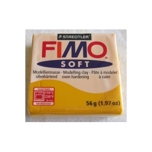 Pate Fimo jaune soleil