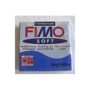 Pate FIMO Bleu brillant