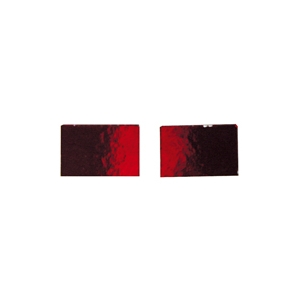 Mosaique miroir rouge 10x15mm 40 tesselles