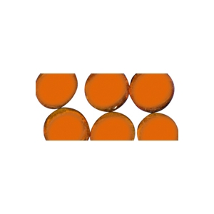 Petites perles de verre orange