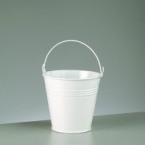 White Zinc Bucket