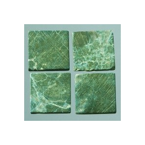 Mosaique romaine 10x10mm Vert foncé