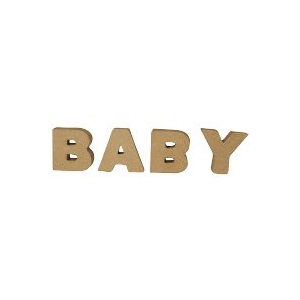 Lettre 3D BABY 4cm