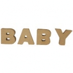 Lettre 3D BABY 4cm