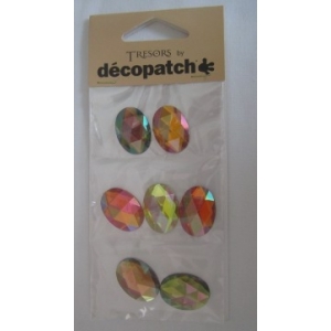 Cabochons Decopatch Precious Ambre