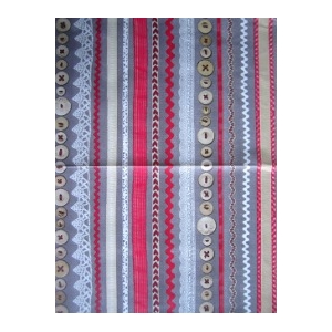 decopatch papel 575 gris rojo decopatch