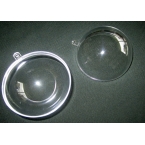 Lot 10 boules transparentes 4cm